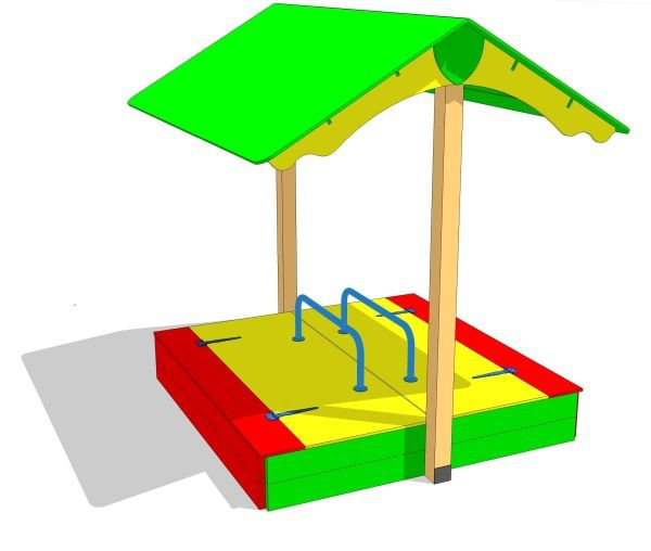 Картинка песочница в детском саду