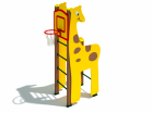 Игровой элемент "Жираф" арт.0057 - Благоустройство территории, "КРЫМ СКВЕР"