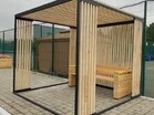 Беседка Куб-2 арт. 2000 - Благоустройство территории, "КРЫМ СКВЕР"