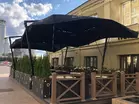Зонт на двойной опоре арт.9870 - Благоустройство территории, "КРЫМ СКВЕР"