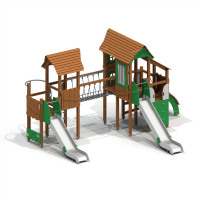 005384 - Детский игровой комплекс - Благоустройство территории, "КРЫМ СКВЕР"