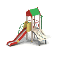 005521 - Детский игровой комплекс - Благоустройство территории, "КРЫМ СКВЕР"