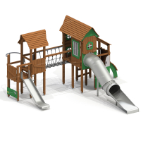 005374 - Детский игровой комплекс - Благоустройство территории, "КРЫМ СКВЕР"