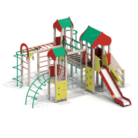 005525 - Детский игровой комплекс - Благоустройство территории, "КРЫМ СКВЕР"