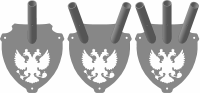 Кронштейн для флага настенный арт.1298 - Благоустройство территории, "КРЫМ СКВЕР"