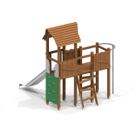 005377 - Детский игровой комплекс - Благоустройство территории, "КРЫМ СКВЕР"