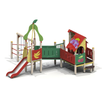 005215 - Детский игровой комплекс «Фруктовый сад» - Благоустройство территории, "КРЫМ СКВЕР"