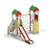 005527 - Детский игровой комплекс - Благоустройство территории, "КРЫМ СКВЕР"