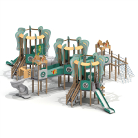 005446 - Детский игровой комплекс «Медуза» - Благоустройство территории, "КРЫМ СКВЕР"