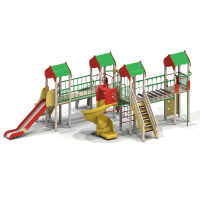 005555 - Детский игровой комплекс - Благоустройство территории, "КРЫМ СКВЕР"