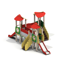 005128 - Детский игровой комплекс - Благоустройство территории, "КРЫМ СКВЕР"