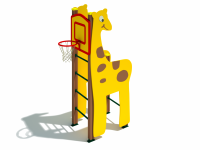 Игровой элемент "Жираф" арт.057 - Благоустройство территории, "КРЫМ СКВЕР"