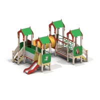 005223 - Детский игровой комплекс «Лесная сказка» - Благоустройство территории, "КРЫМ СКВЕР"