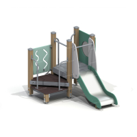 005460 - Детский игровой комплекс - Благоустройство территории, "КРЫМ СКВЕР"