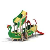 005126 - Детский игровой комплекс «Летучий корабль» - Благоустройство территории, "КРЫМ СКВЕР"