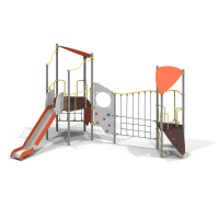 005500 - Детский игровой комплекс «Траектория» - Благоустройство территории, "КРЫМ СКВЕР"