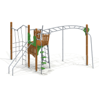 005486 - Детский игровой комплекс «Ларикс» - Благоустройство территории, "КРЫМ СКВЕР"