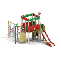 005296 - Детский игровой комплекс «Форт» - Благоустройство территории, "КРЫМ СКВЕР"