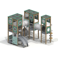 005465 - Детский игровой комплекс - Благоустройство территории, "КРЫМ СКВЕР"