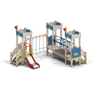 005280 - Детский игровой комплекс «Золотая рыбка» - Благоустройство территории, "КРЫМ СКВЕР"