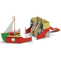 005125 - Детский игровой комплекс «Парусник» - Благоустройство территории, "КРЫМ СКВЕР"