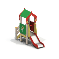 005217 - Детский игровой комплекс «Лесная сказка» - Благоустройство территории, "КРЫМ СКВЕР"