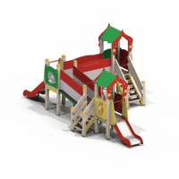 005221 - Детский игровой комплекс «Лесная сказка» - Благоустройство территории, "КРЫМ СКВЕР"