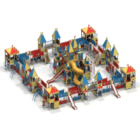 OO5662 - Детский игровой комплекс «Сказочное королевство» | Архив - Благоустройство территории, "КРЫМ СКВЕР"