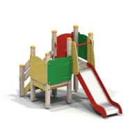 005110 - Детский игровой комплекс «Мини» - Благоустройство территории, "КРЫМ СКВЕР"