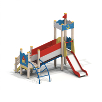 005284 - Детский игровой комплекс «Золотая рыбка» - Благоустройство территории, "КРЫМ СКВЕР"