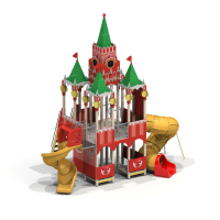 OO5673 - Детский игровой комплекс «Кремлевские башни» | Архив - Благоустройство территории, "КРЫМ СКВЕР"