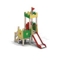 005291 - Детский игровой комплекс «Мини-крепость» - Благоустройство территории, "КРЫМ СКВЕР"