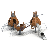 005322 - Детский игровой комплекс «Тюльпаны» - Благоустройство территории, "КРЫМ СКВЕР"