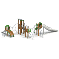 005476 - Детский игровой комплекс «Ларикс» - Благоустройство территории, "КРЫМ СКВЕР"