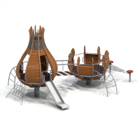 005323 - Детский игровой комплекс «Тюльпаны» - Благоустройство территории, "КРЫМ СКВЕР"