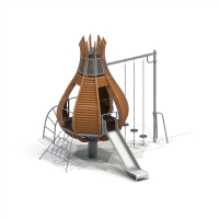 005324 - Детский игровой комплекс «Тюльпаны» - Благоустройство территории, "КРЫМ СКВЕР"