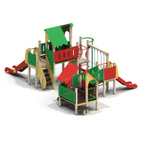 005102 - Детский игровой комплекс - Благоустройство территории, "КРЫМ СКВЕР"