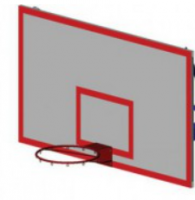 Баскетбольный щит арт.1254 - Благоустройство территории, "КРЫМ СКВЕР"