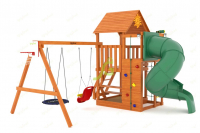Детская площадка IgraGrad Крафт Pro 3 с трубой - Благоустройство территории, "КРЫМ СКВЕР"