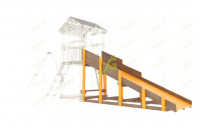 Модуль IgraGrad Snow Fox для Панда Фани, скат 4 м - Благоустройство территории, "КРЫМ СКВЕР"