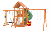 Детская площадка IgraGrad Крафт Pro 4 с трубой - Благоустройство территории, "КРЫМ СКВЕР"