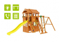 Детская площадка IgraGrad Клубный домик 2 с рукоходом Luxe - Благоустройство территории, "КРЫМ СКВЕР"