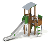 005487 - Детский игровой комплекс «Ларикс» - Благоустройство территории, "КРЫМ СКВЕР"