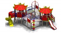 Детский игровой комплекс «Шанхай 5» арт.0716   - Благоустройство территории, "КРЫМ СКВЕР"