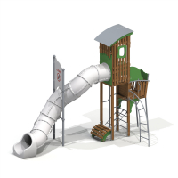 005482 - Детский игровой комплекс «Ларикс» - Благоустройство территории, "КРЫМ СКВЕР"