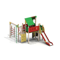 005116 - Детский игровой комплекс - Благоустройство территории, "КРЫМ СКВЕР"