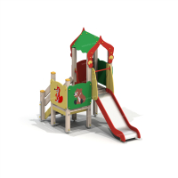 Габаритные размеры: 2530x890x2340 мм Возрастная группа: от 3 до 7 лет - Благоустройство территории, "КРЫМ СКВЕР"