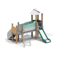 005225 - Детский игровой комплекс - Благоустройство территории, "КРЫМ СКВЕР"