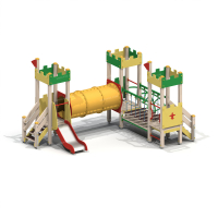 005278 - Детский игровой комплекс «Мини-крепость» - Благоустройство территории, "КРЫМ СКВЕР"