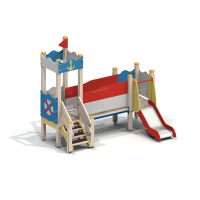 005285 - Детский игровой комплекс «Золотая рыбка» - Благоустройство территории, "КРЫМ СКВЕР"